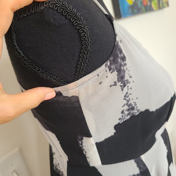 Religion UK Flowy Panel Maxi Mini Abstract Printed Dress - Picture 5 of 7